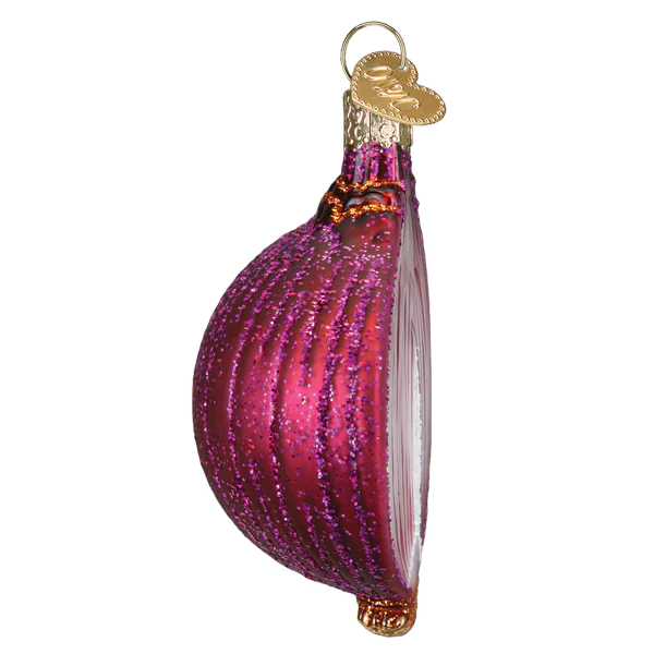 Red Onion Blown Glass Tree Ornament by Old World Christmas™