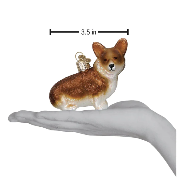 Pembroke Welsh Corgi Old World Christmas Ornament