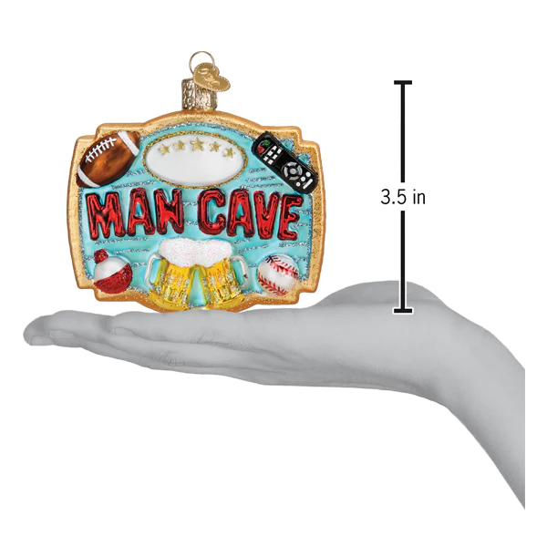 Man Cave Old World Christmas Ornament