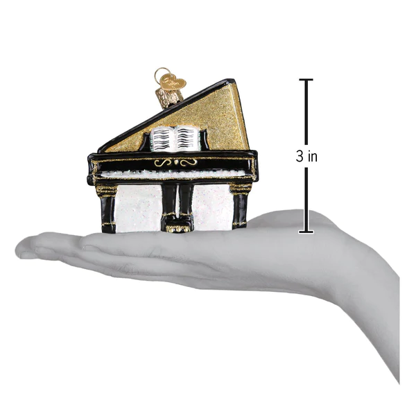 Baby Grand Piano Old World Christmas Ornament