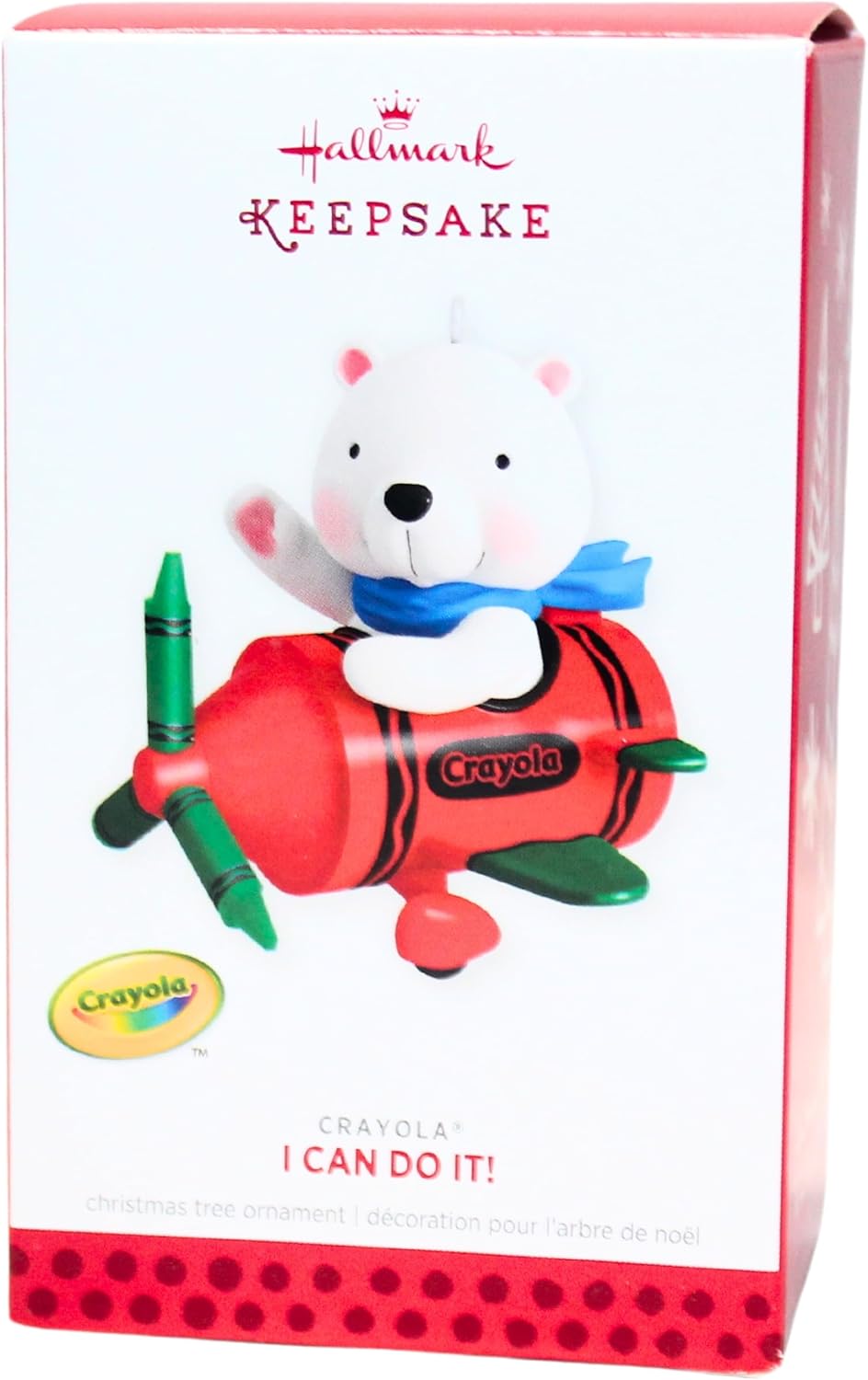 Hallmark Keepsake-Crayola I CAN DO IT-Christmas tree ornament
