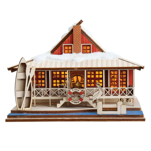 Ginger Cottages Lake House - Old World Christmas Ornament