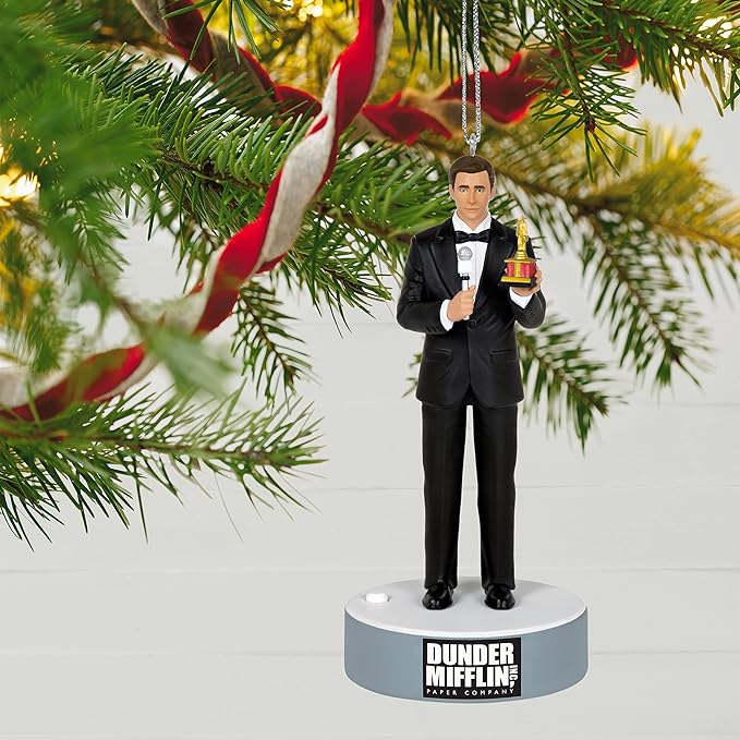 Dundie Winner! The Office - Magic Sound Hallmark Keepsake Ornament 2023