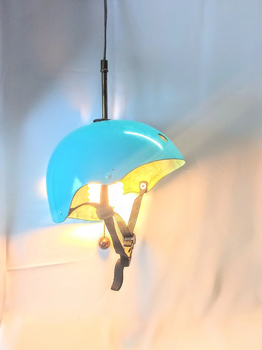 BMX/ Skateboarding Helmet Hanging Light Fixture