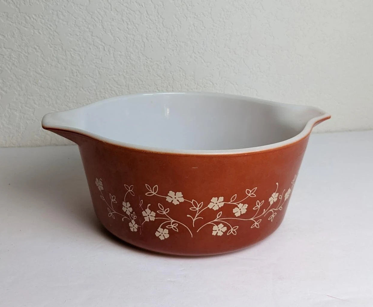 Trailing Flowers Pyrex Cinderella Nesting Bowl