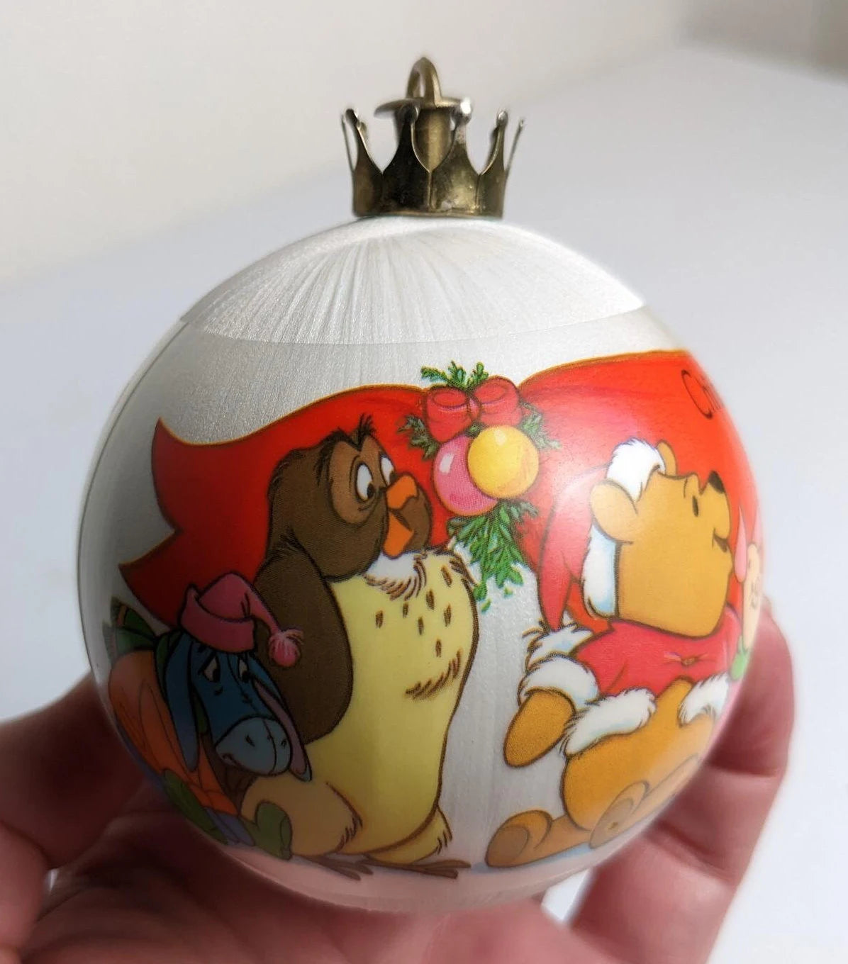 Vintage 1984 Winnie the Pooh Baby's Second Christmas Ornament