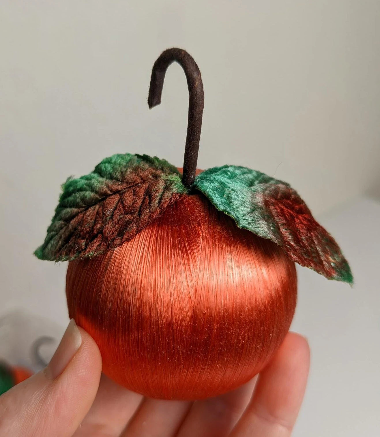 Vintage Set of Apple Christmas Ornaments