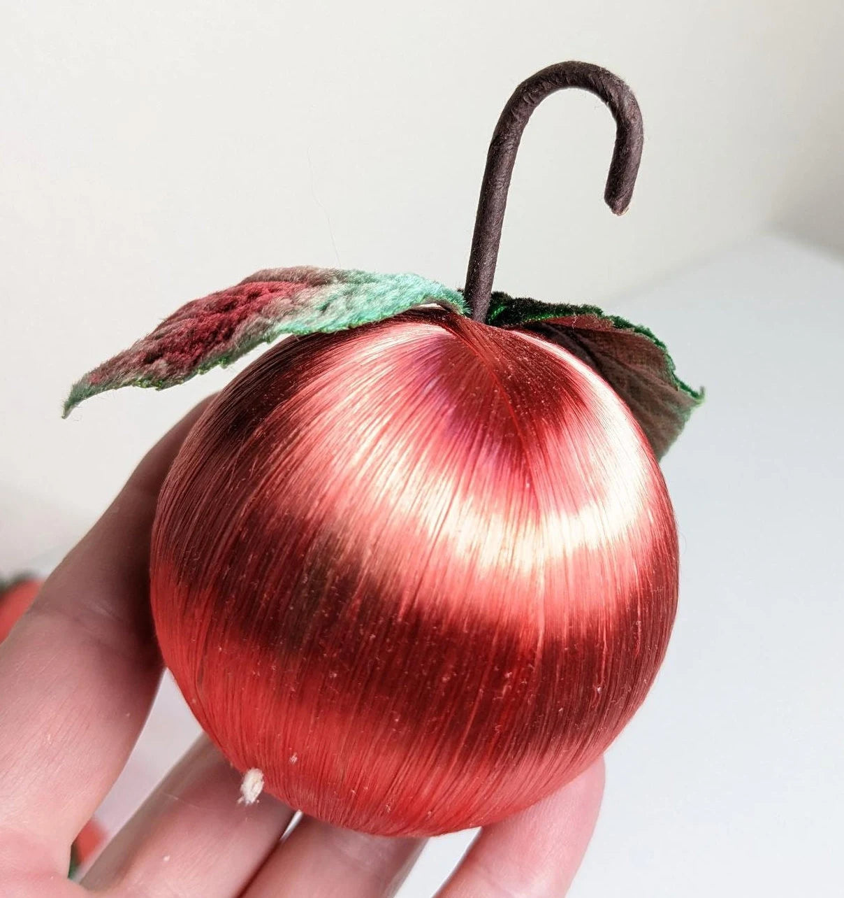 Vintage Set of Apple Christmas Ornaments