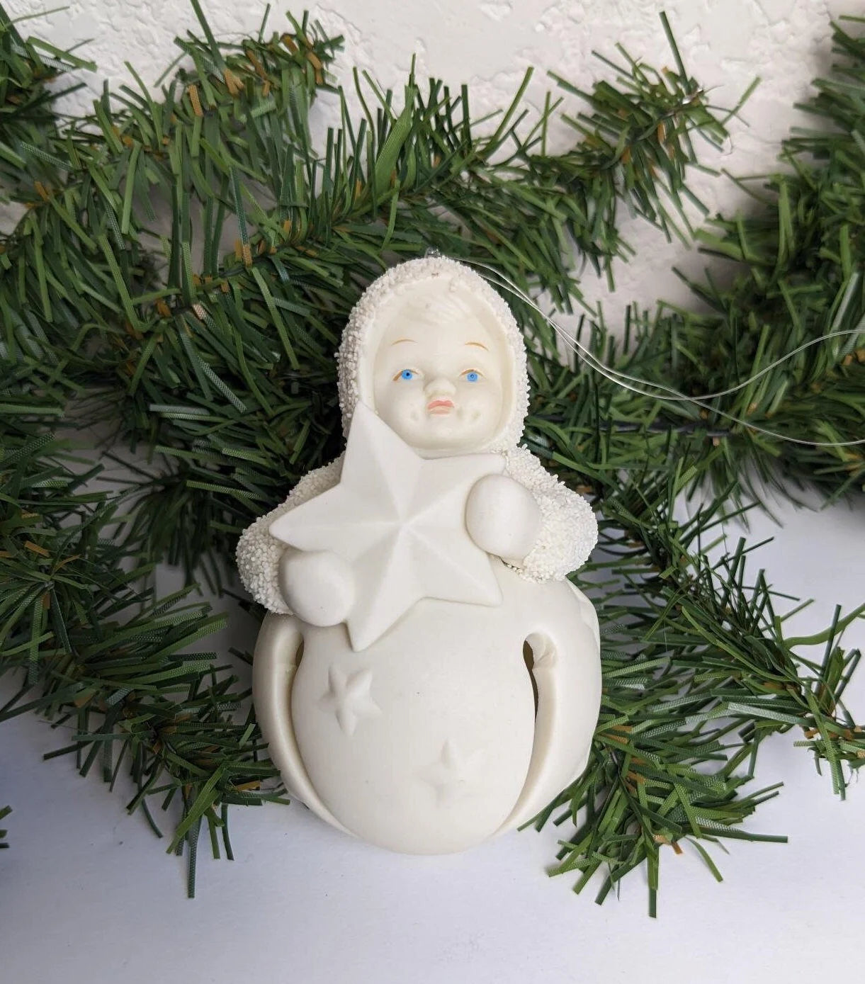 Vintage Snowbabies First Star Jinglebaby Christmas Ornament