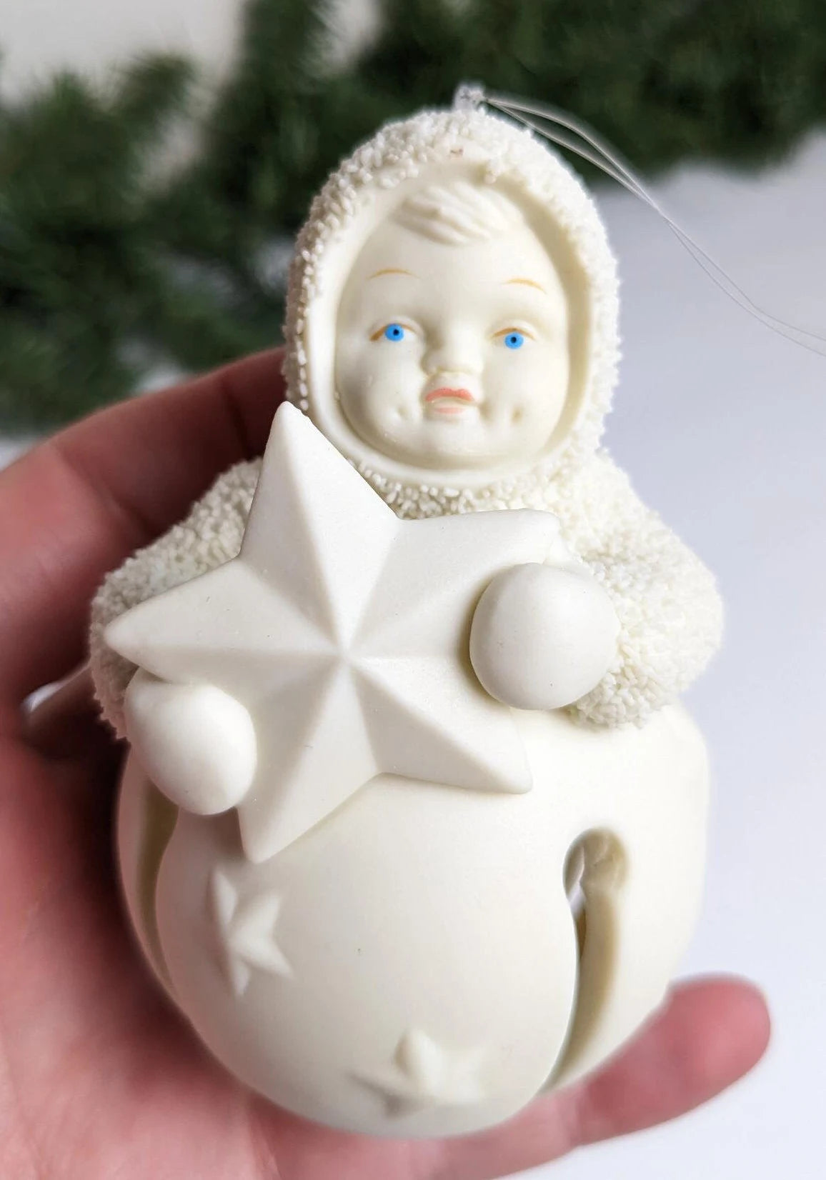 Vintage Snowbabies First Star Jinglebaby Christmas Ornament