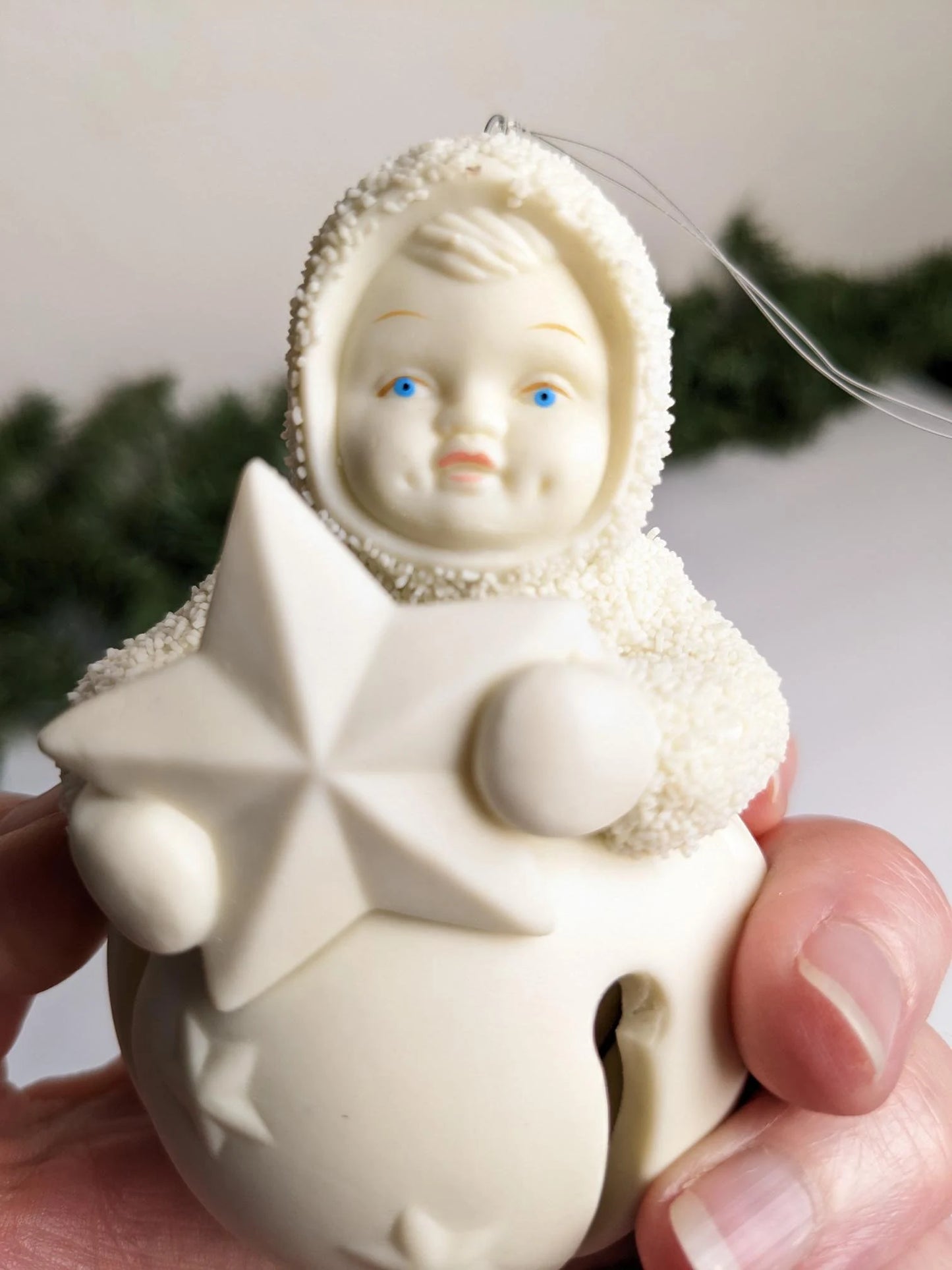 Vintage Snowbabies First Star Jinglebaby Christmas Ornament