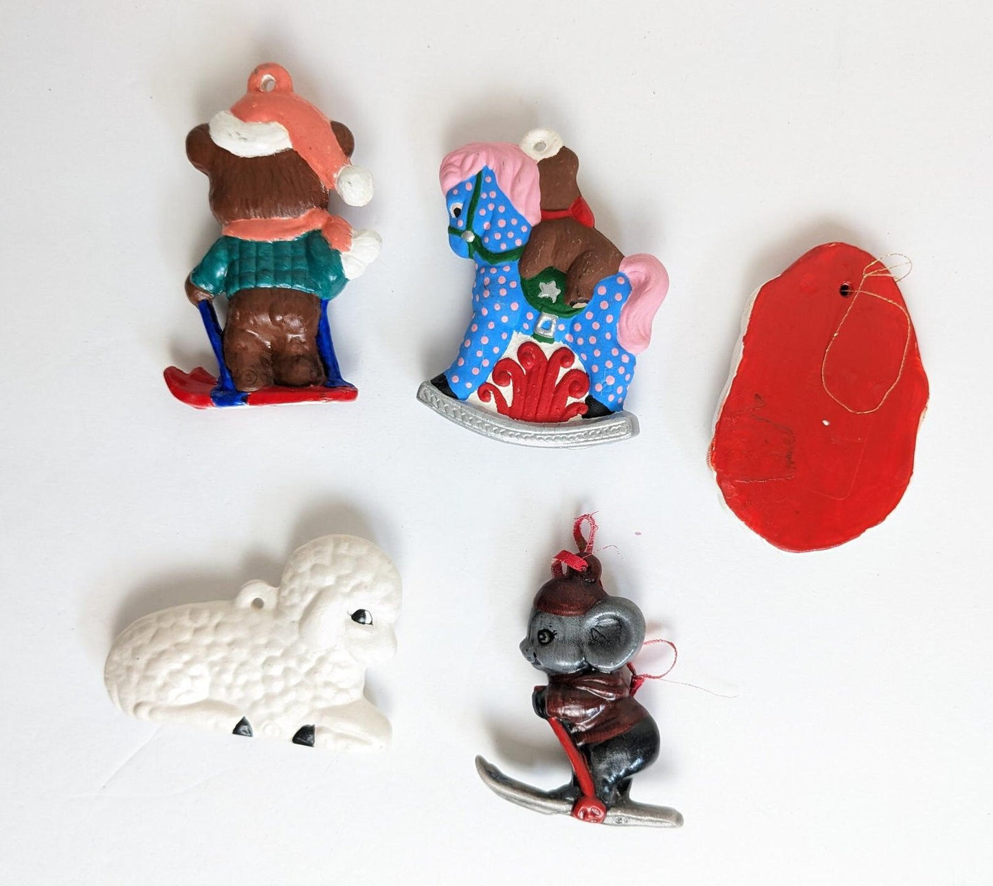 Vintage Ceramic Christmas Ornaments