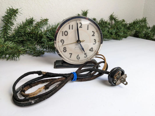 Westclox American Electric Vintage 1930's Alarm Clock