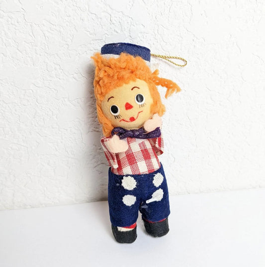 Vintage Raggedy Andy Ornament