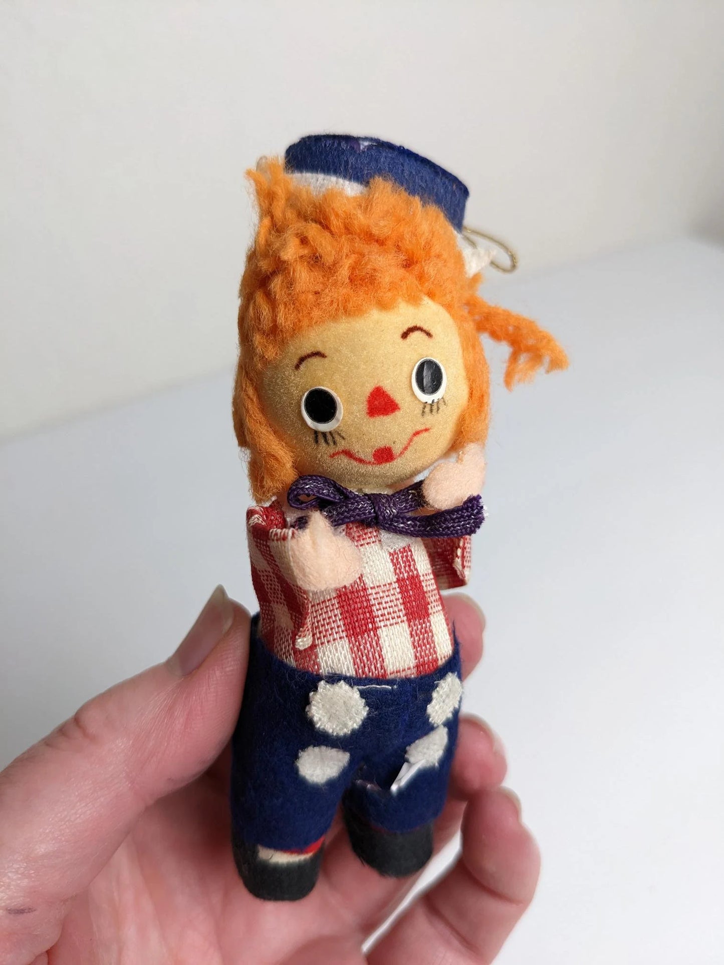 Vintage Raggedy Andy Ornament