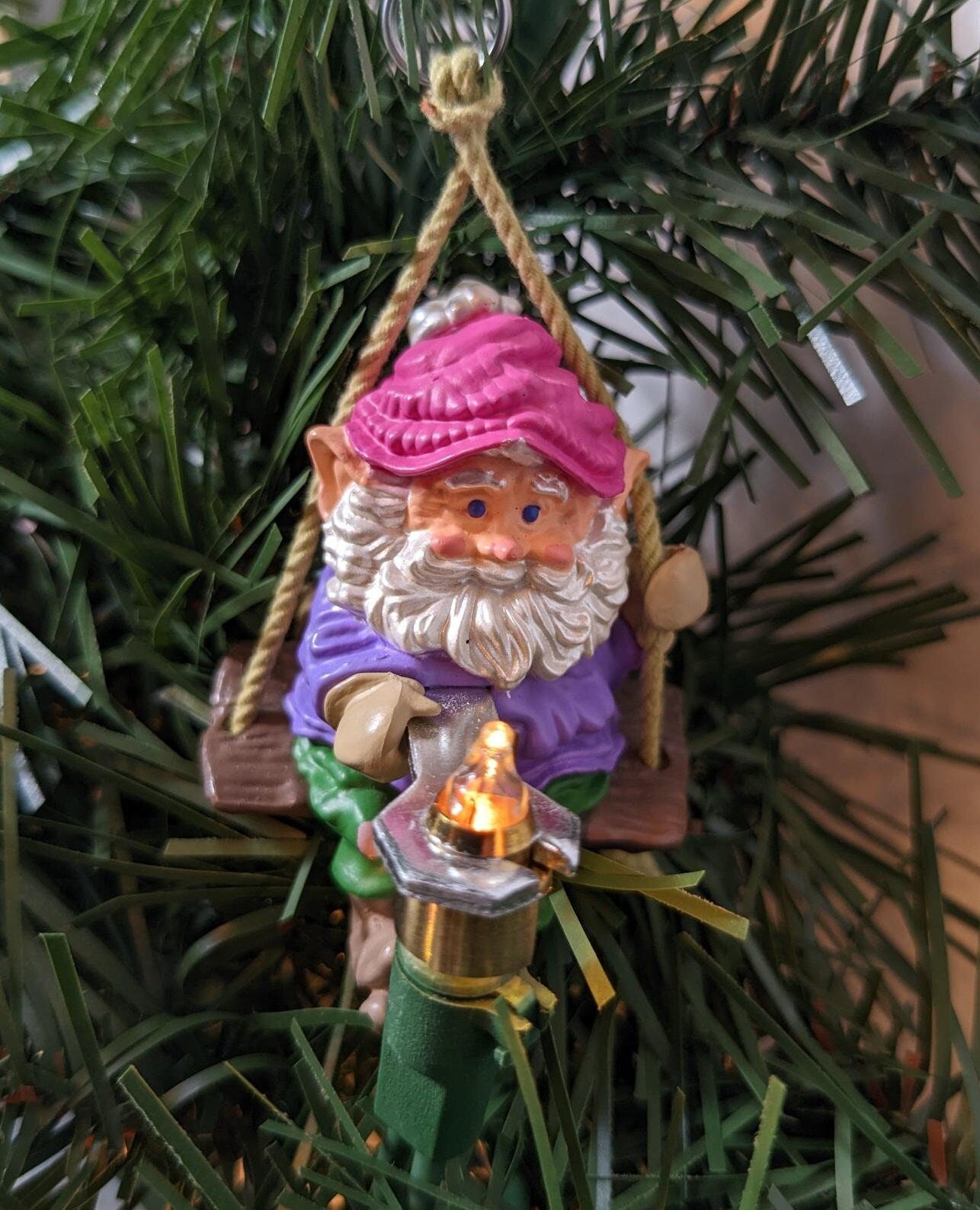 Vintage 1987 North Pole Power and Light Ornament