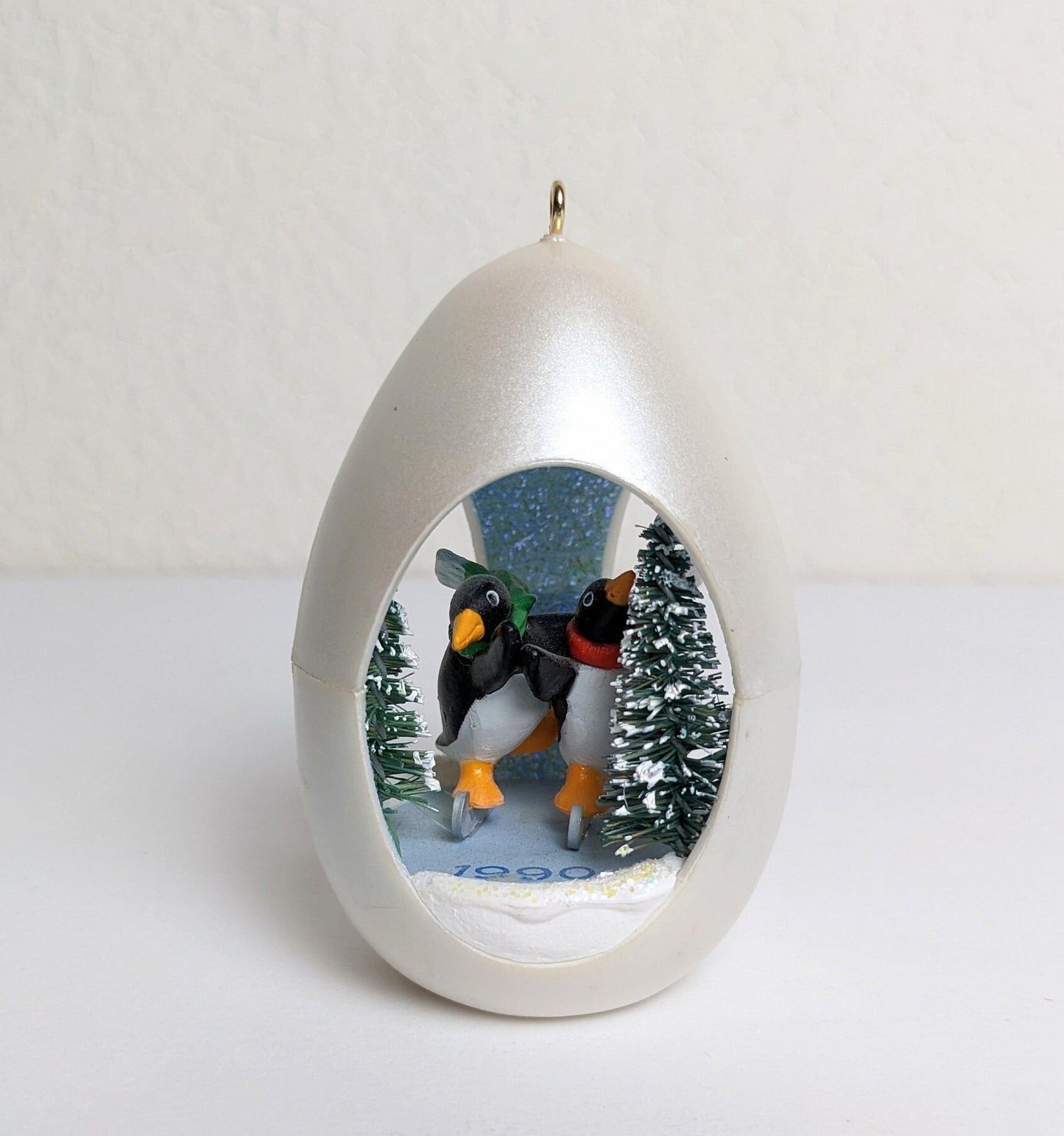 Vintage 1990 Winter Surprise Christmas Ornament