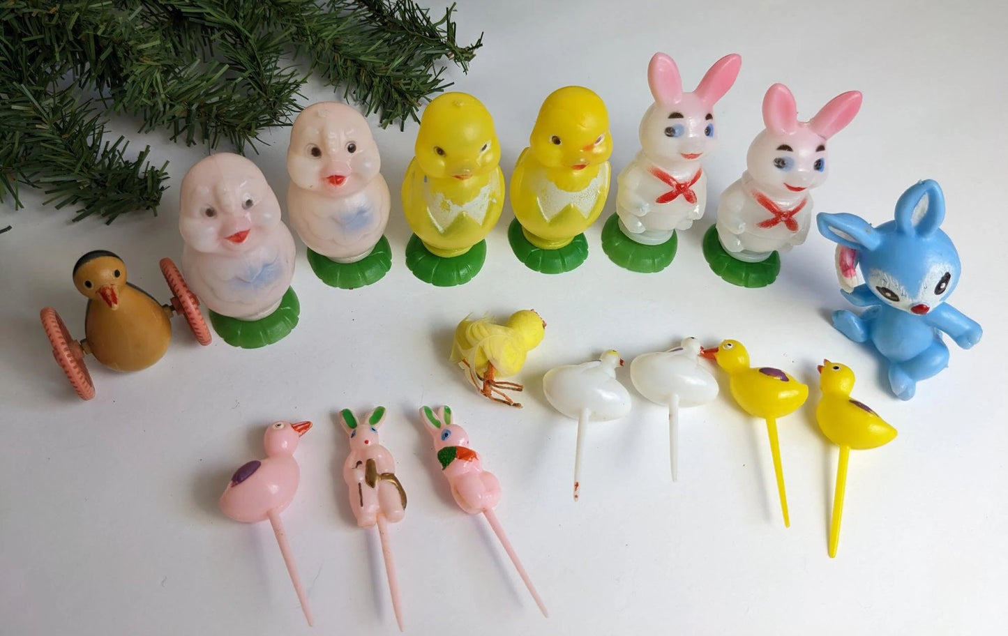 Easter Cake & Cupcake Toppers Rabbit, Duck, Chick Decor