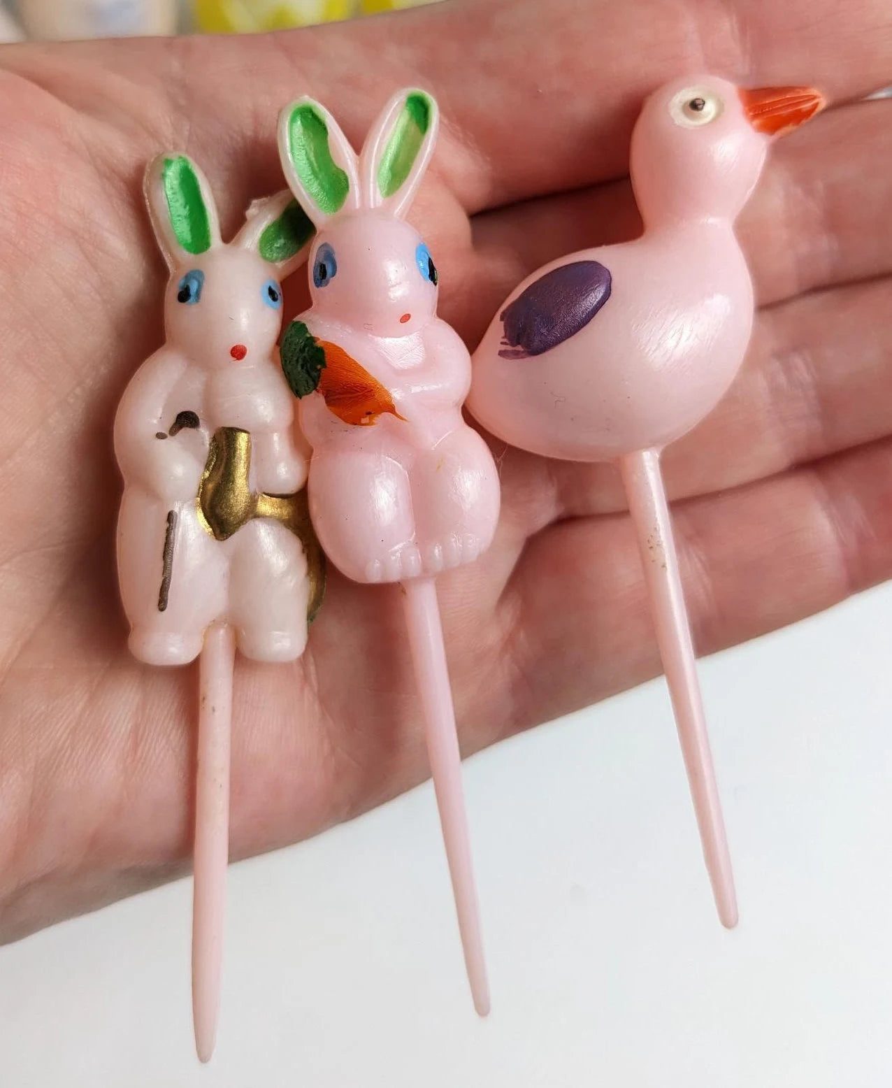 Easter Cake & Cupcake Toppers Rabbit, Duck, Chick Decor