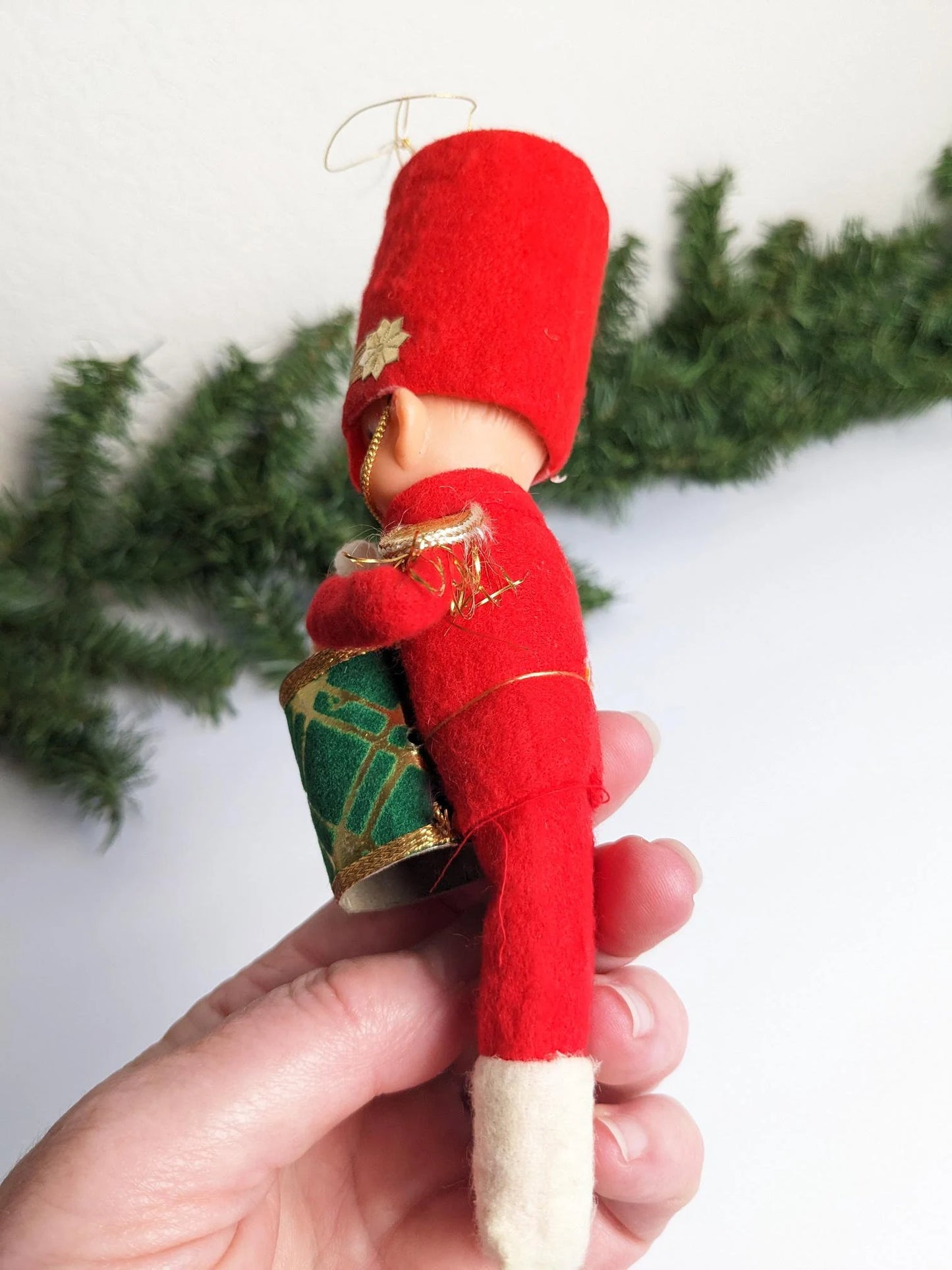 Vintage Japan Drummer Boy Christmas Ornament