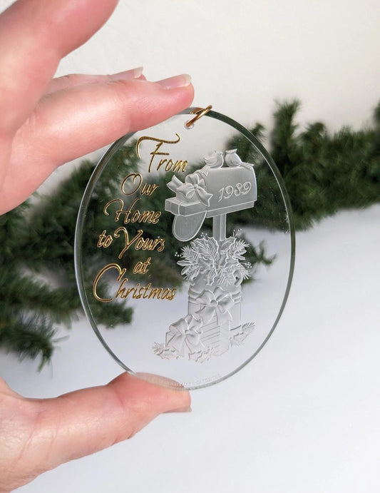 Vintage Hallmark From Our Home to Yours Christmas Ornament