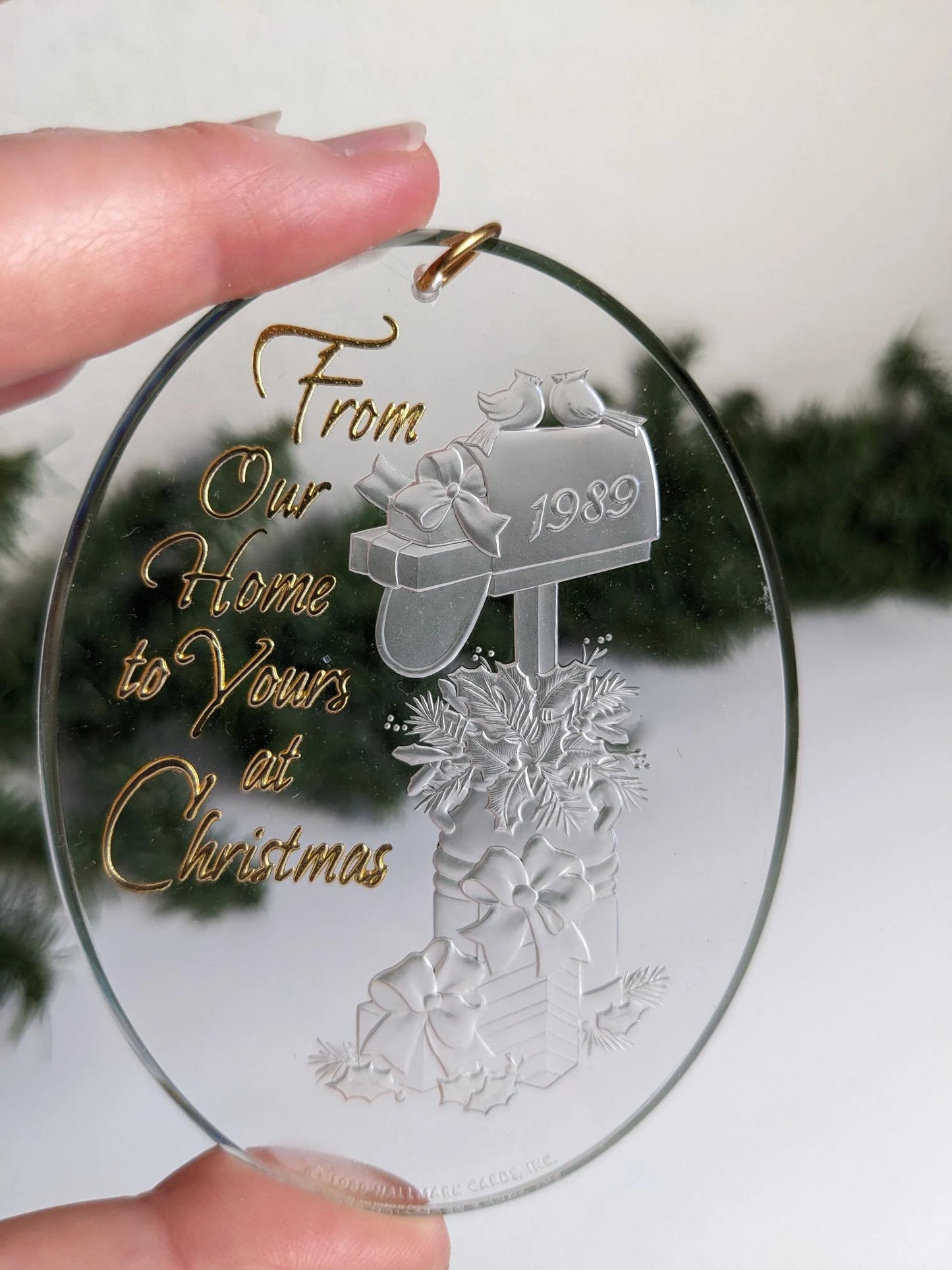Vintage Hallmark From Our Home to Yours Christmas Ornament