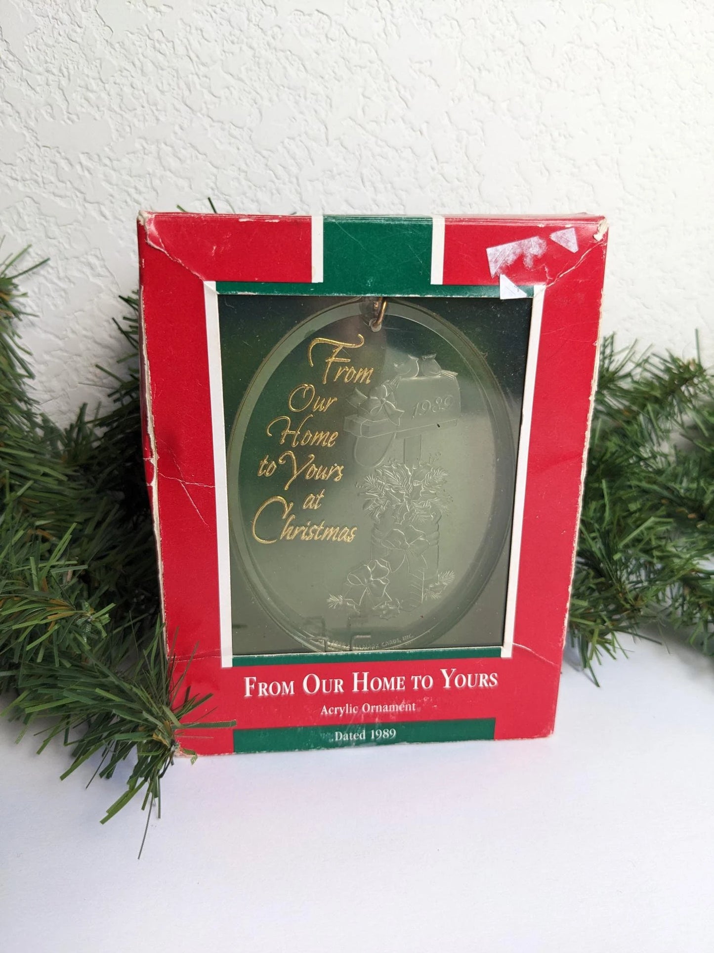 Vintage Hallmark From Our Home to Yours Christmas Ornament