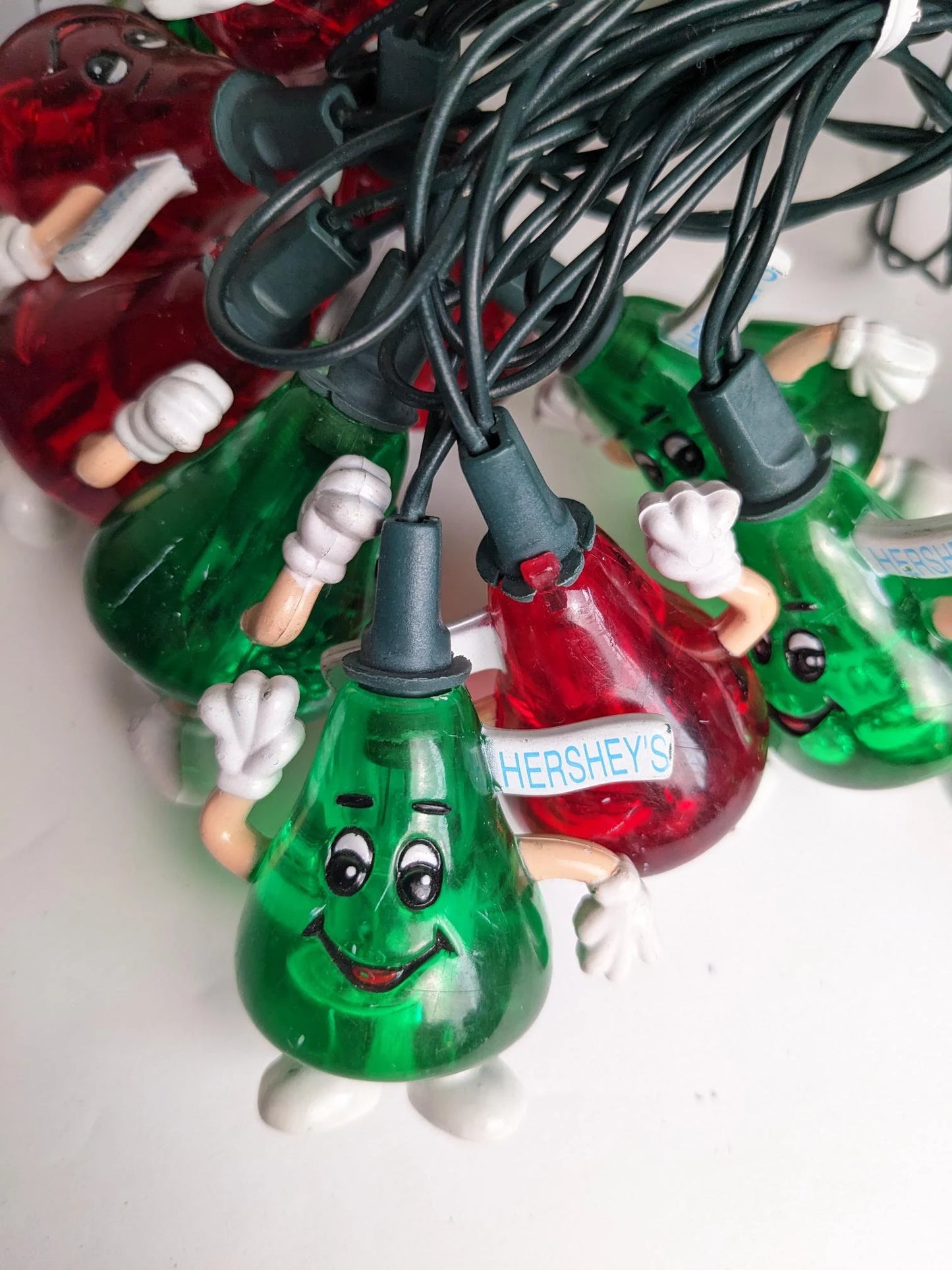 Vintage 1995 Hershey's Christmas Kisses Light Stand