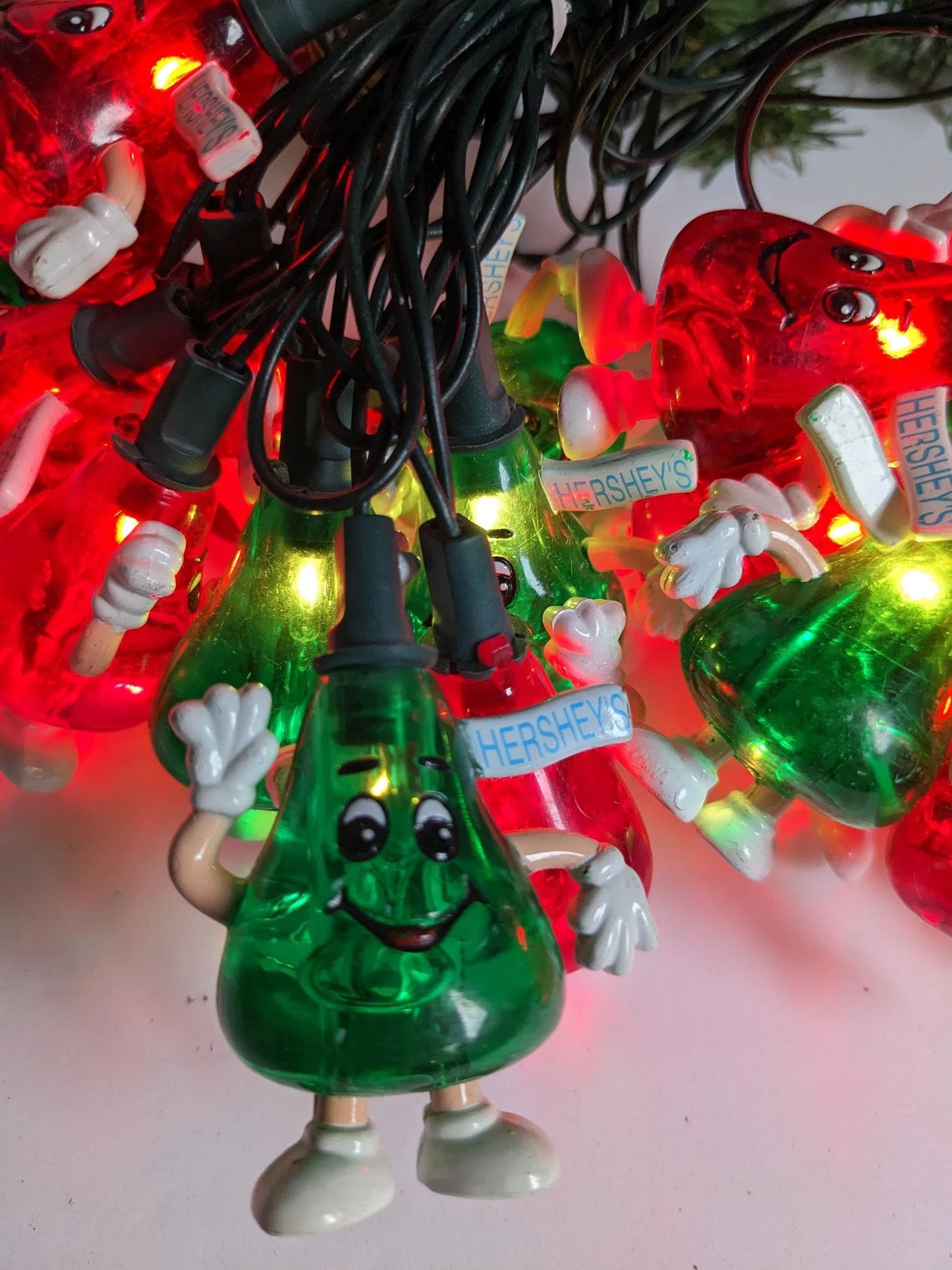 Vintage 1995 Hershey's Christmas Kisses Light Stand