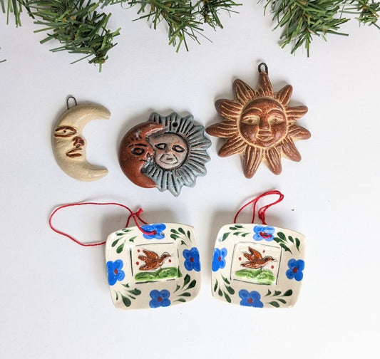 Vintage Handmade Celestial Christmas Ornaments