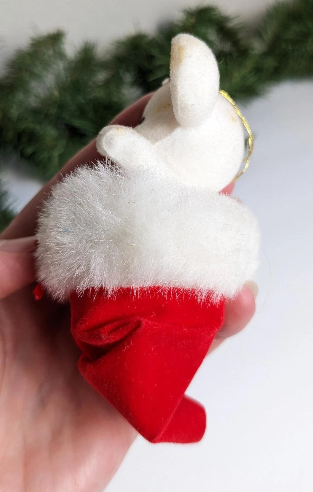 Vintage Avon Peek-A-Boo Mouse Christmas Ornament