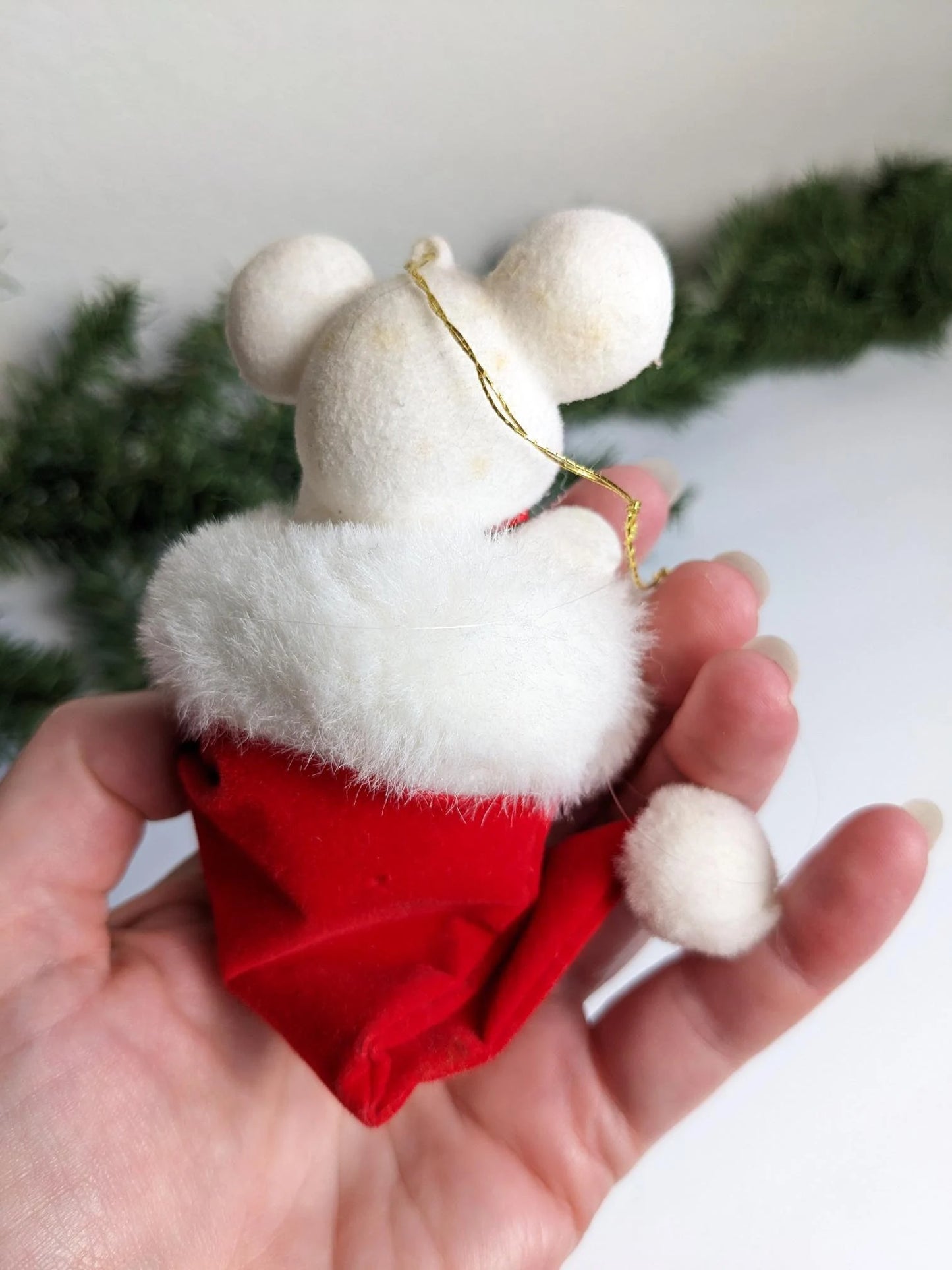 Vintage Avon Peek-A-Boo Mouse Christmas Ornament