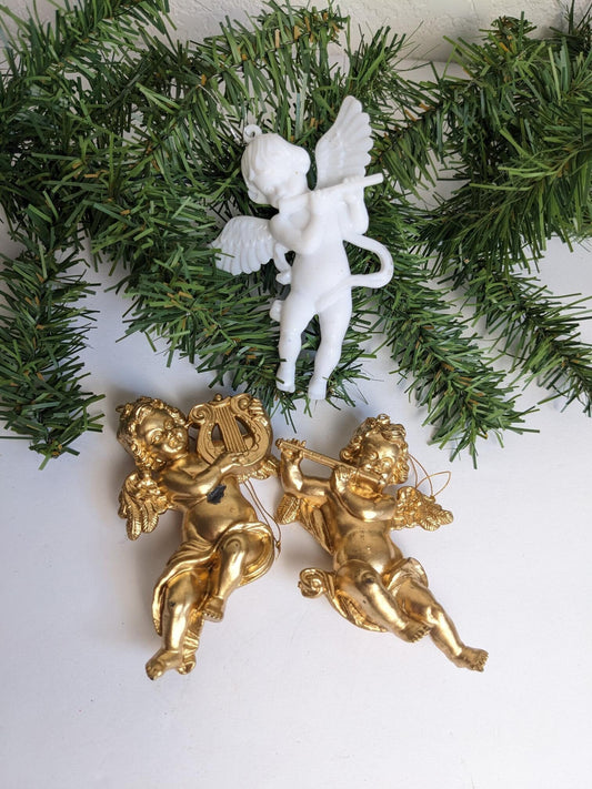 Cherub Vintage Musical Christmas Ornament