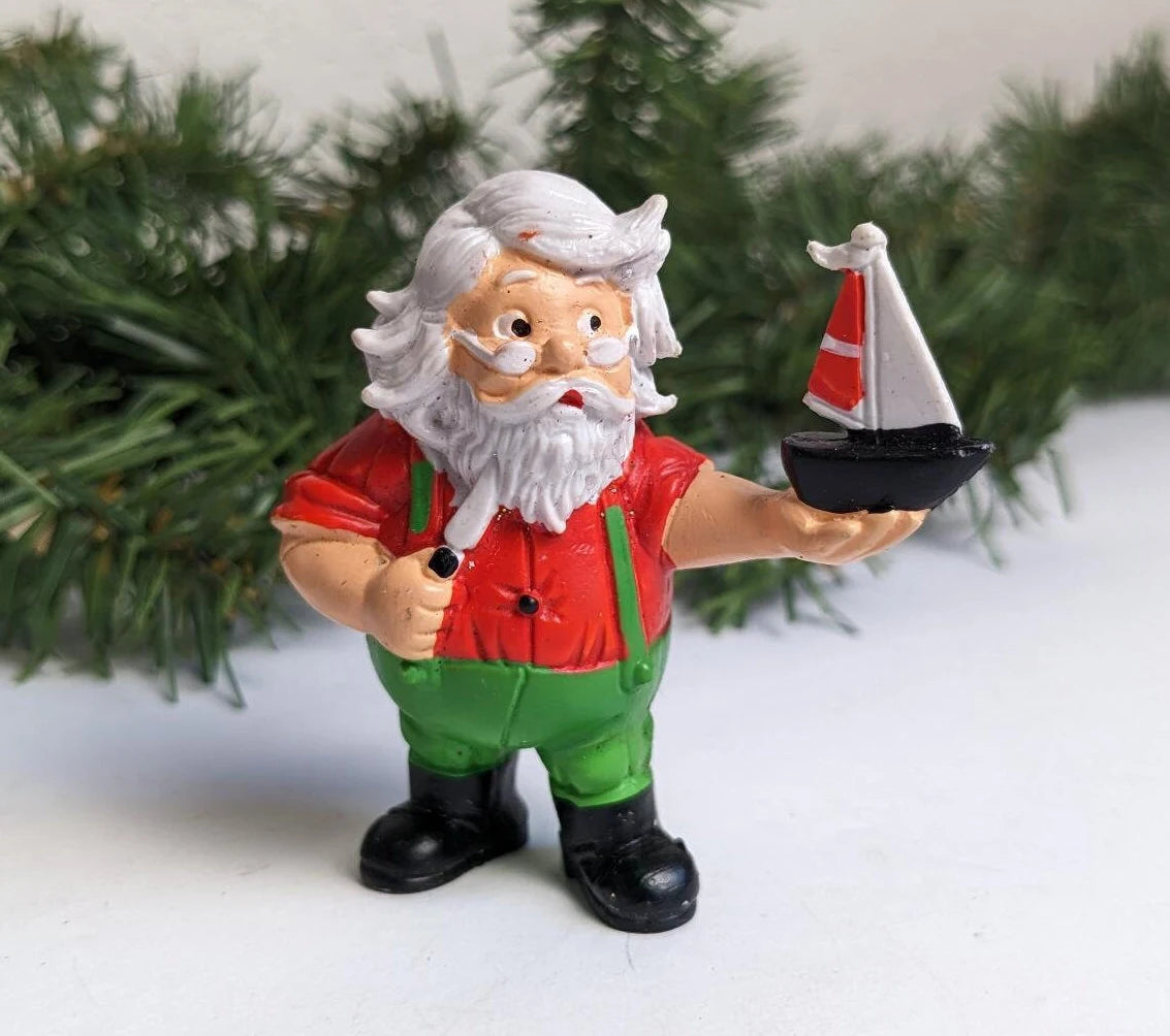 Vintage 1980 Wallace Berrie Santa Claus Christmas Figurine