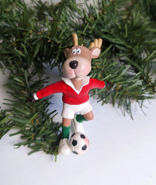 Vintage Reindeer Champs Comet Christmas Ornament