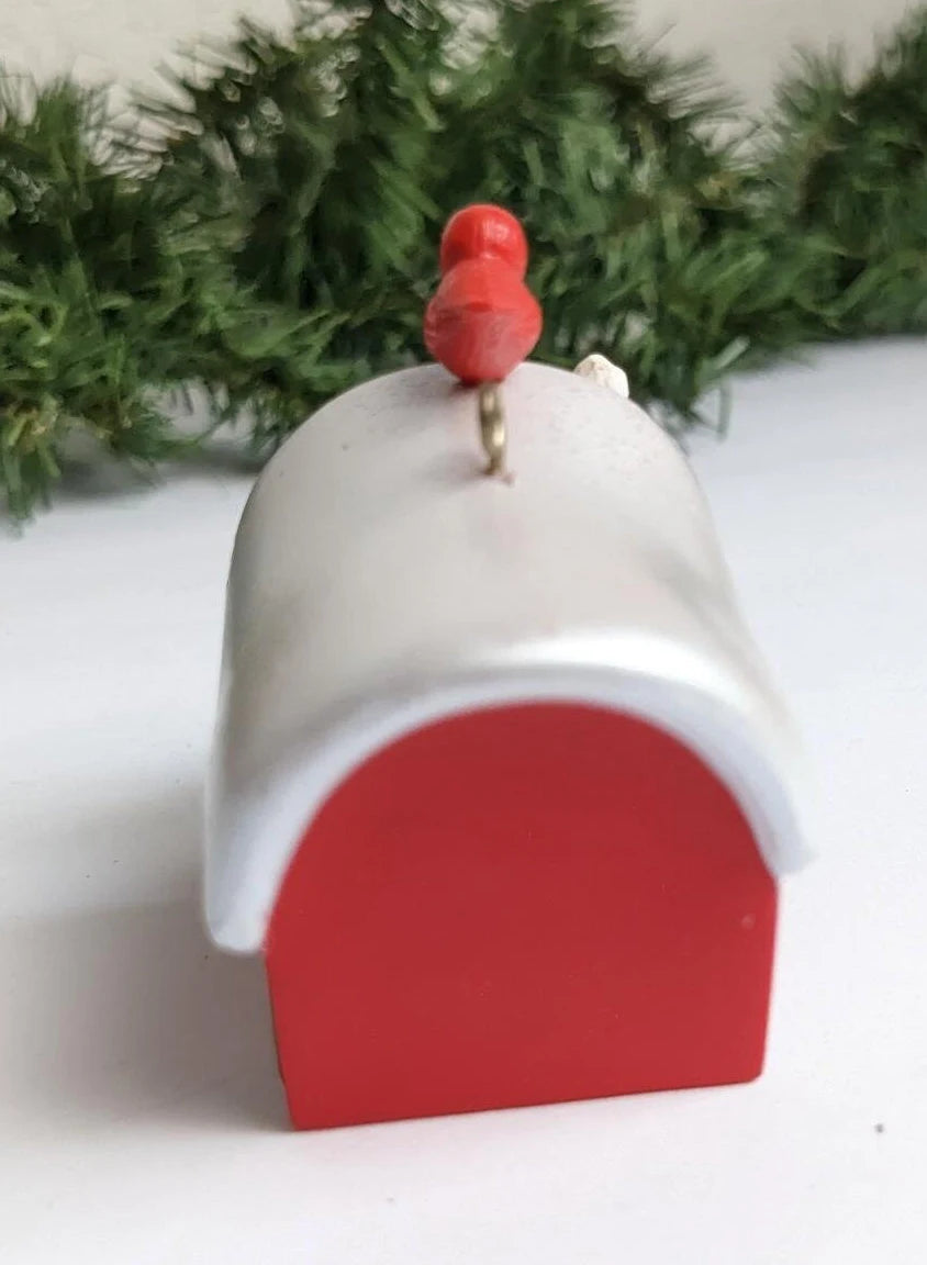 Vintage Special Mouse Delivery Christmas Ornament