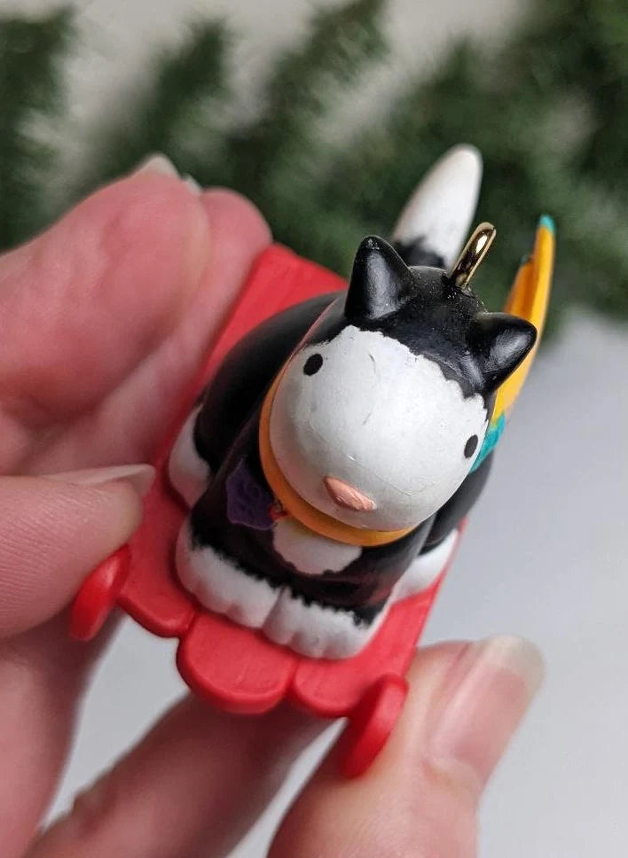 Vintage Granddaughter Cat Christmas Ornament