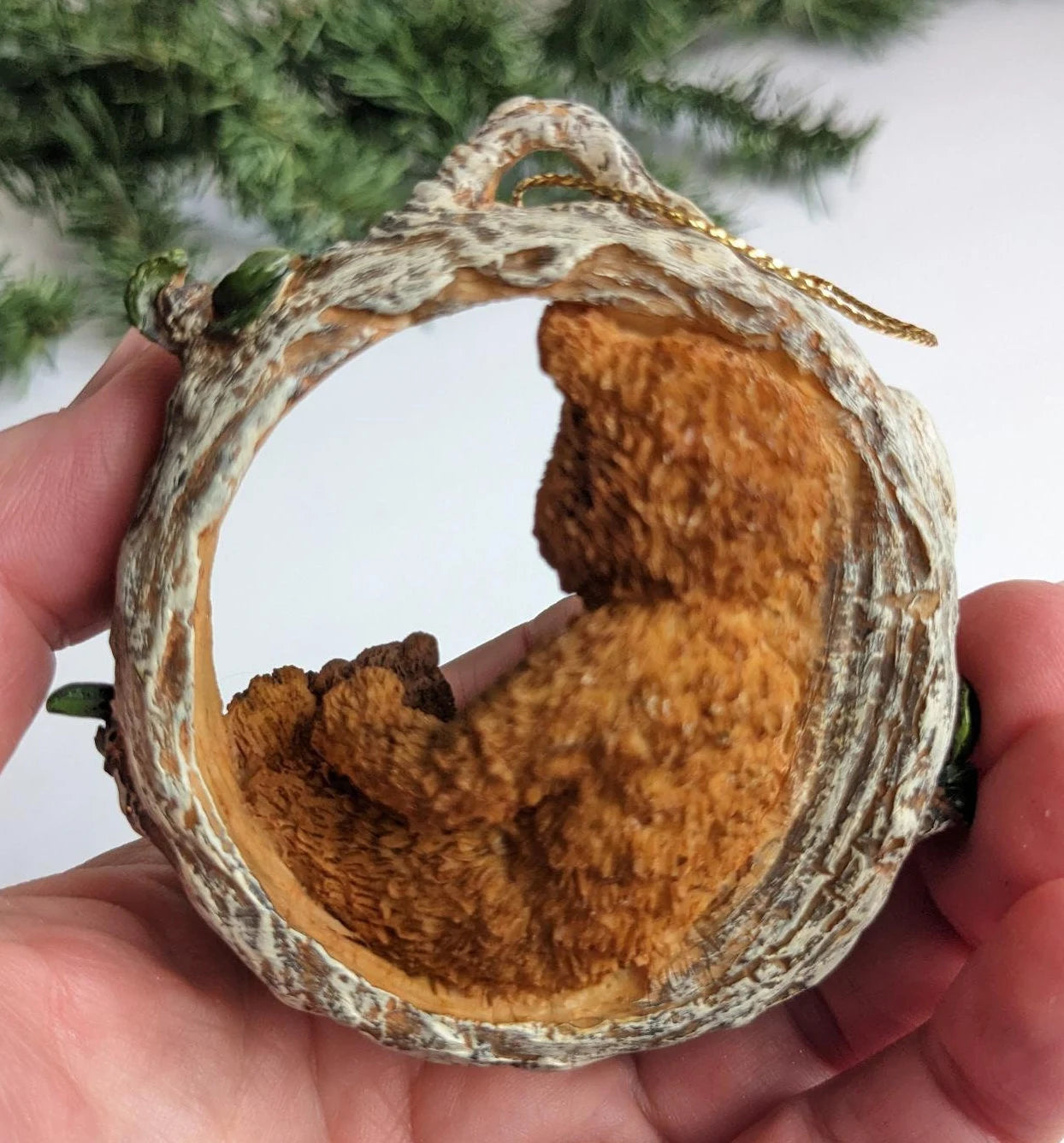 Sleeping Bear Mama & Cubs Vintage Christmas Ornament