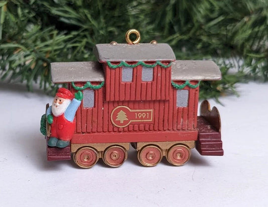 Vintage 1991 Caboose Christmas Hallmark Ornament