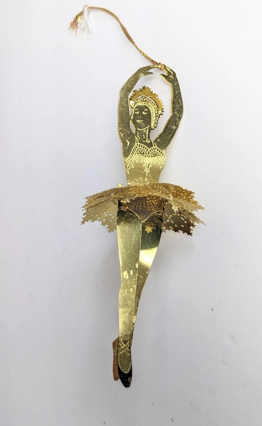 Vintage Ballerina Christmas Ornament