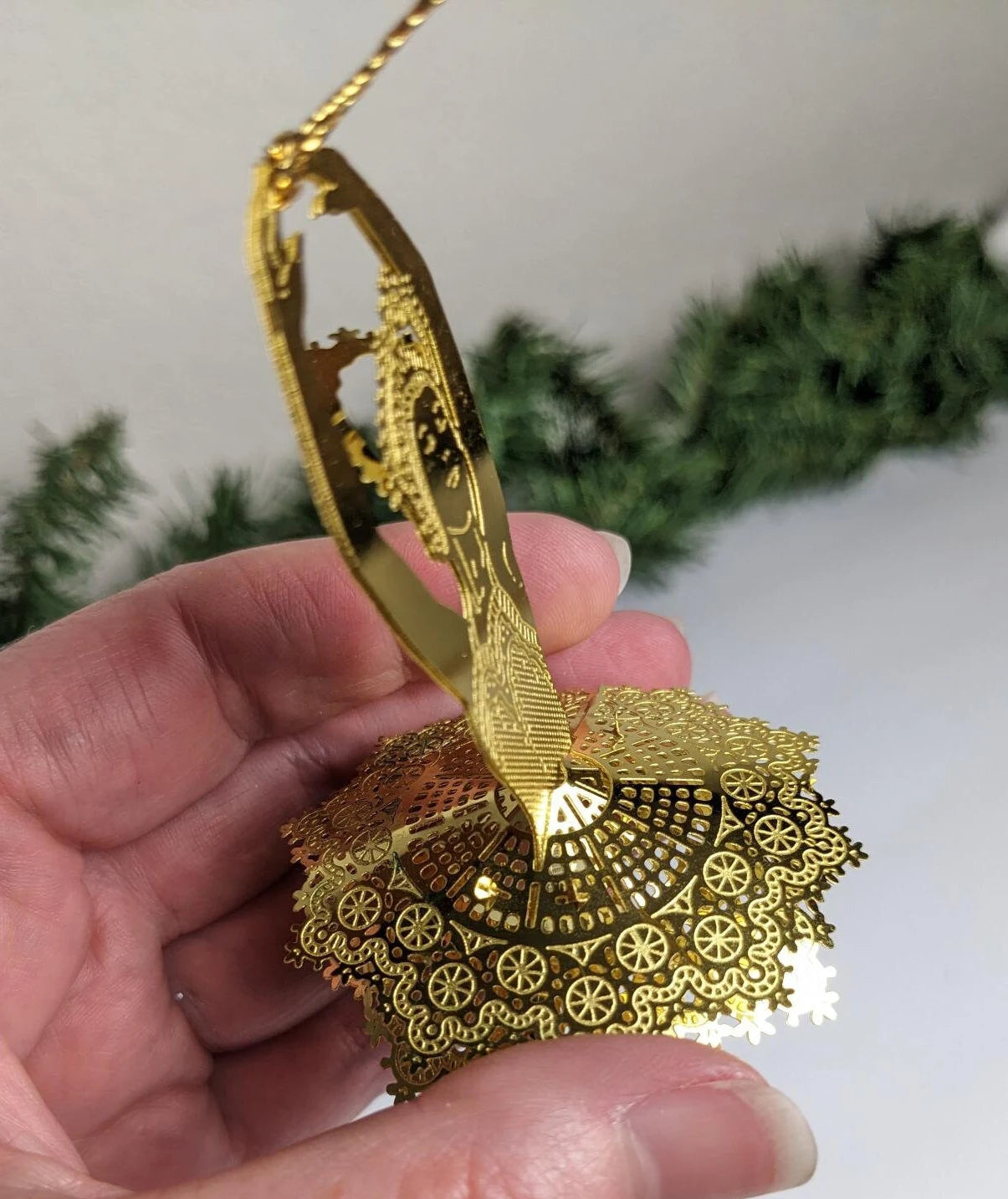 Vintage Ballerina Christmas Ornament