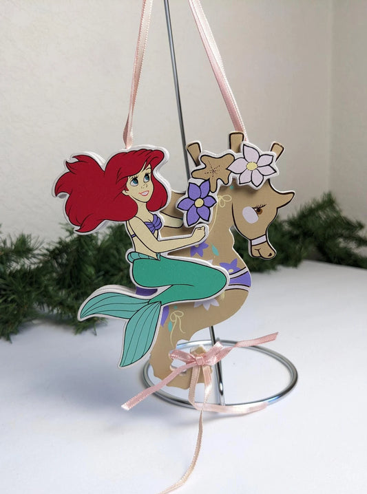 Vintage Little Mermaid Christmas Ornament