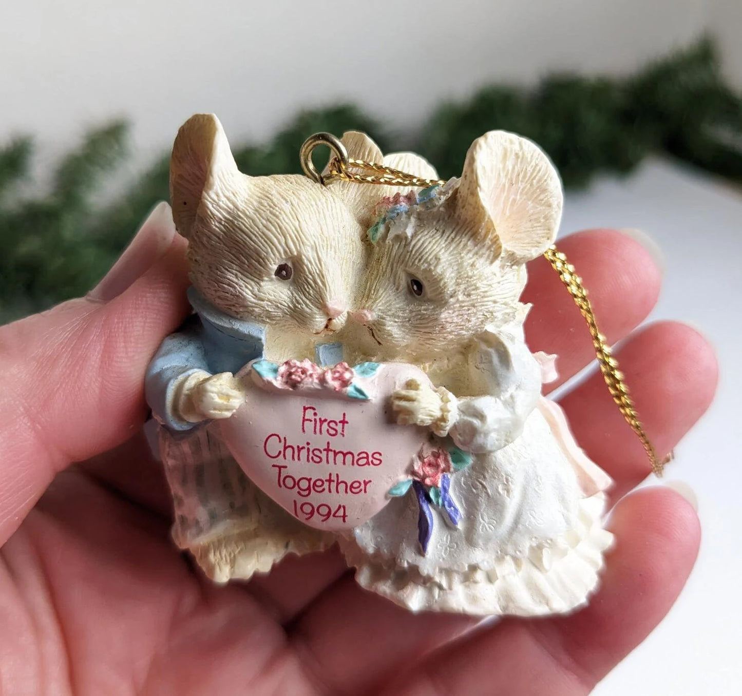 Vintage First Christmas Together 1994 Ornament
