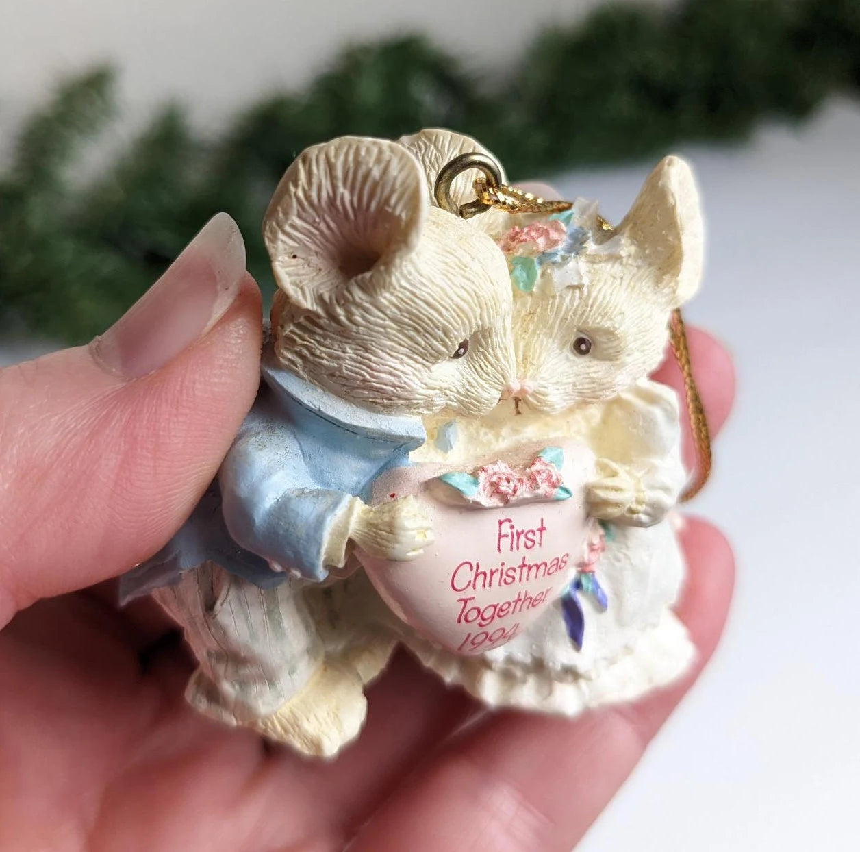 Vintage First Christmas Together 1994 Ornament