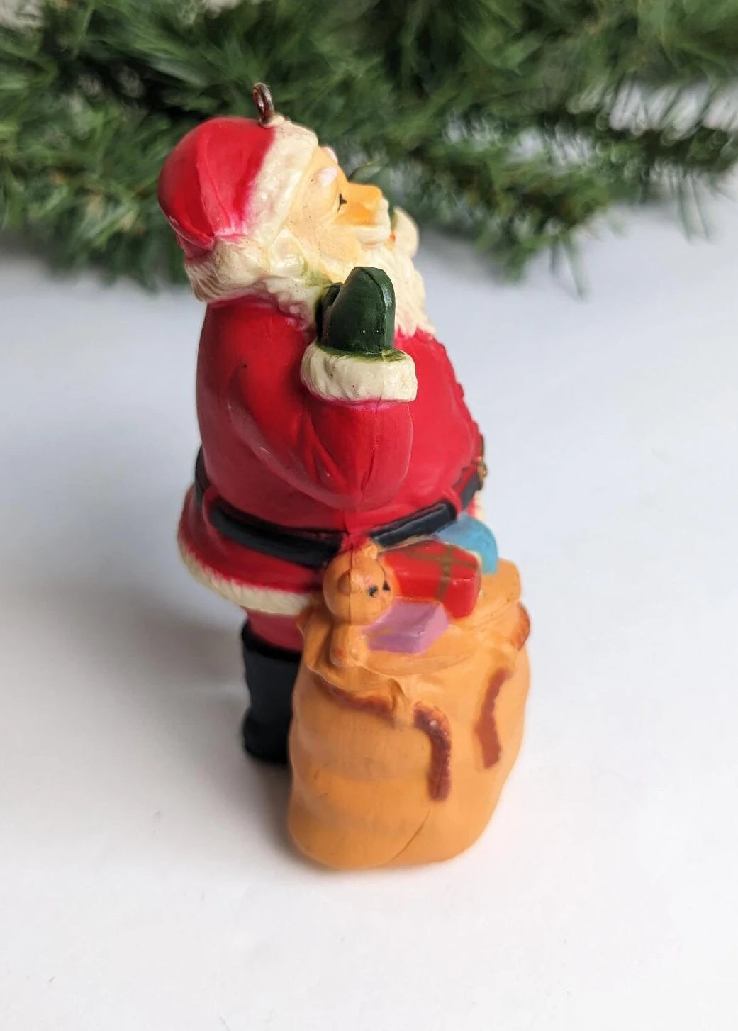 Laughing Santa Claus Vintage Christmas Ornament