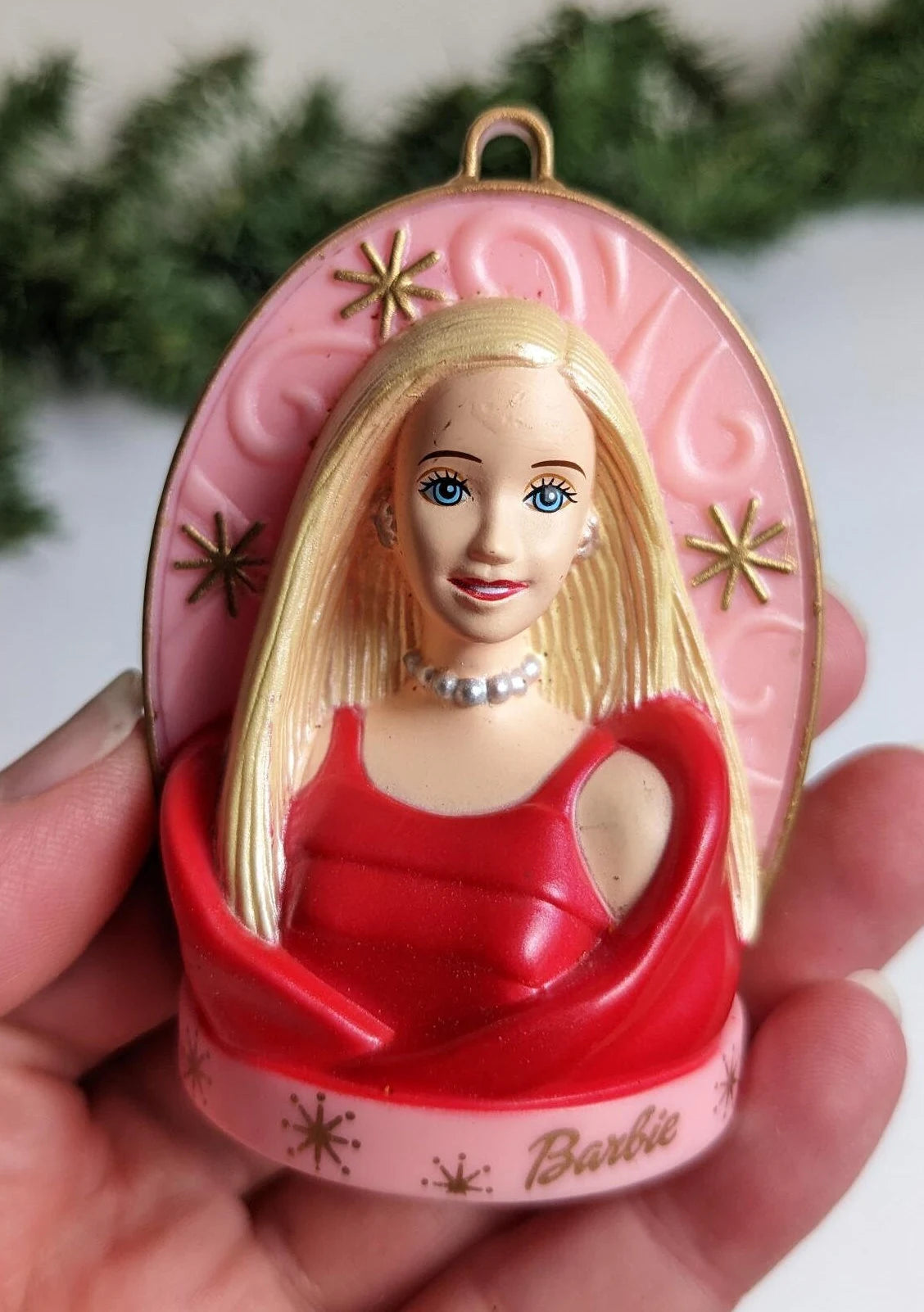 Vintage 2002 Barbie Christmas Ornament