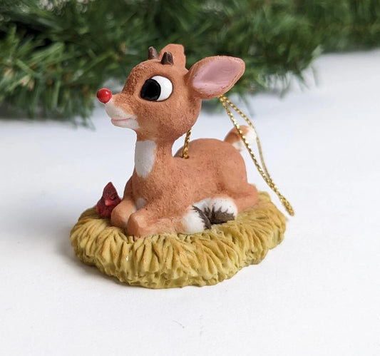 Vintage Rudolph the Red Nosed Reindeer Christmas Ornament