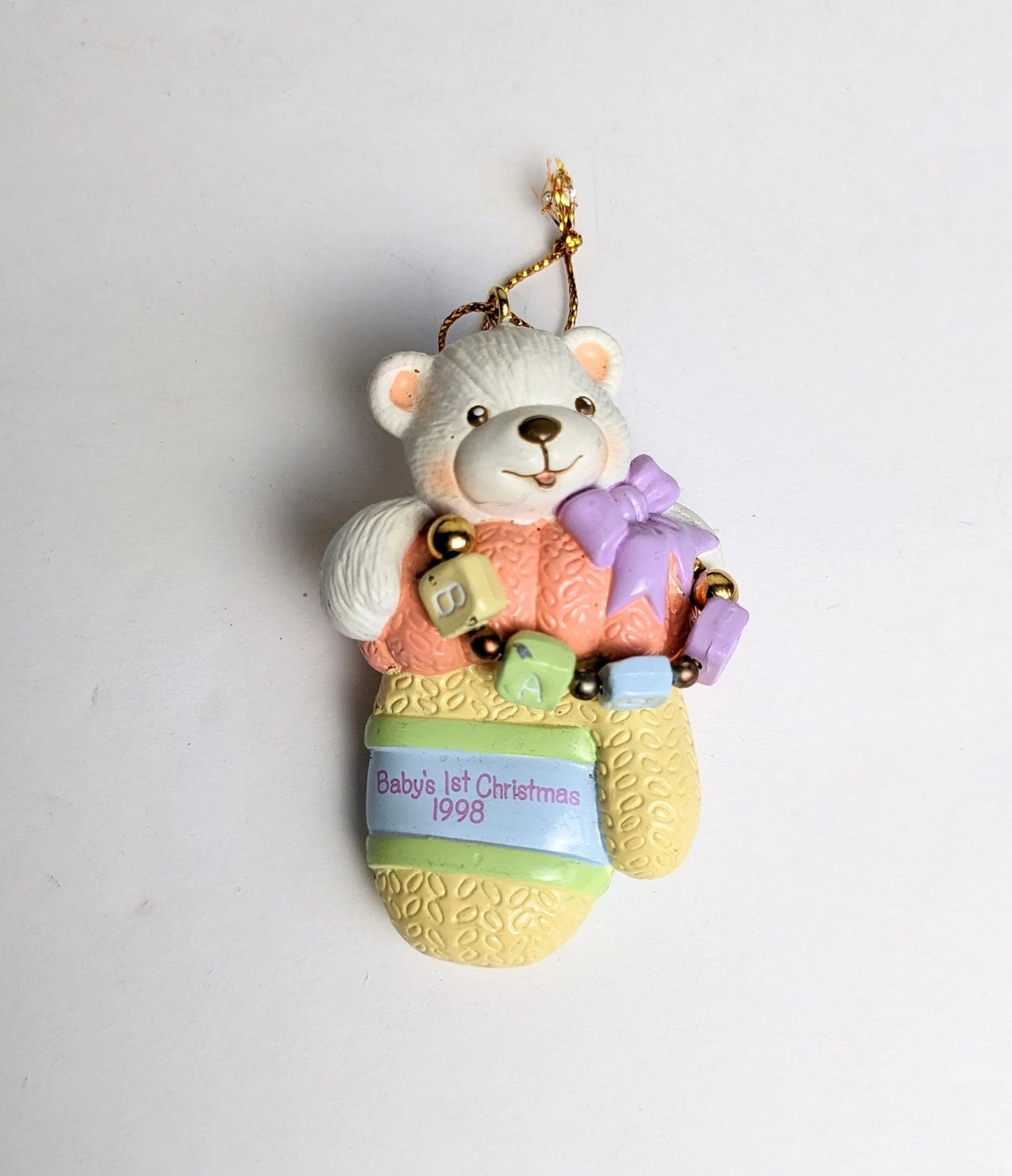 Vintage 1998 Baby's First Christmas Ornament