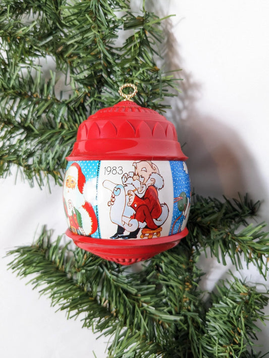 Vintage Faces of Santa Hallmark Christmas Ornament
