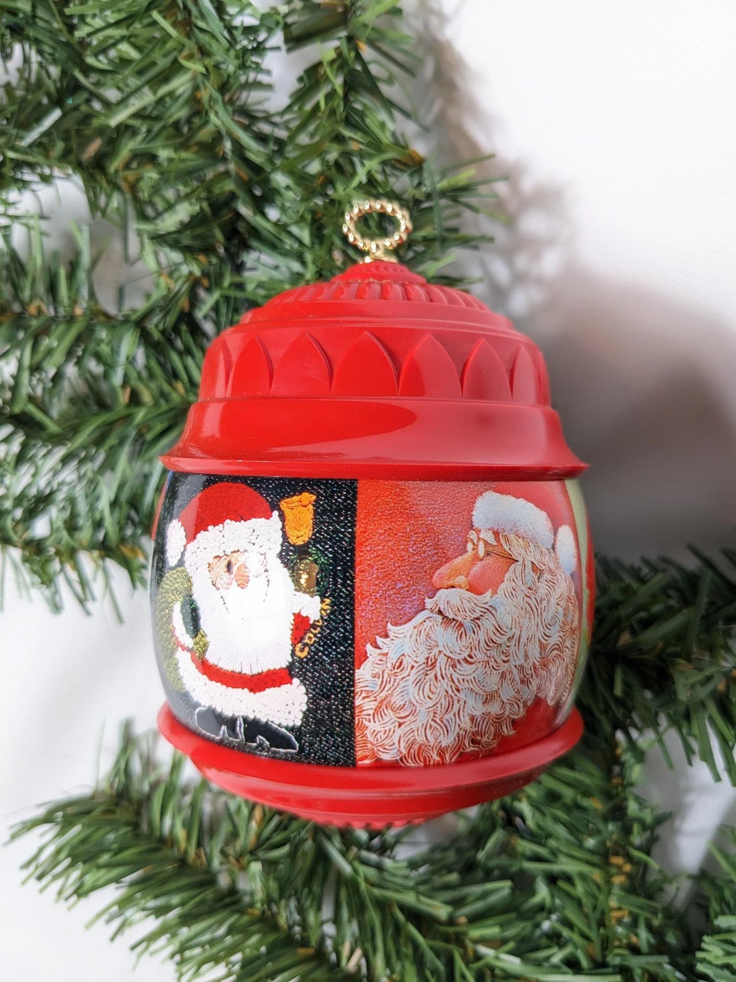 Vintage Faces of Santa Hallmark Christmas Ornament